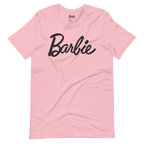 Barbie Script Logo Unisex Pink T-Shirt