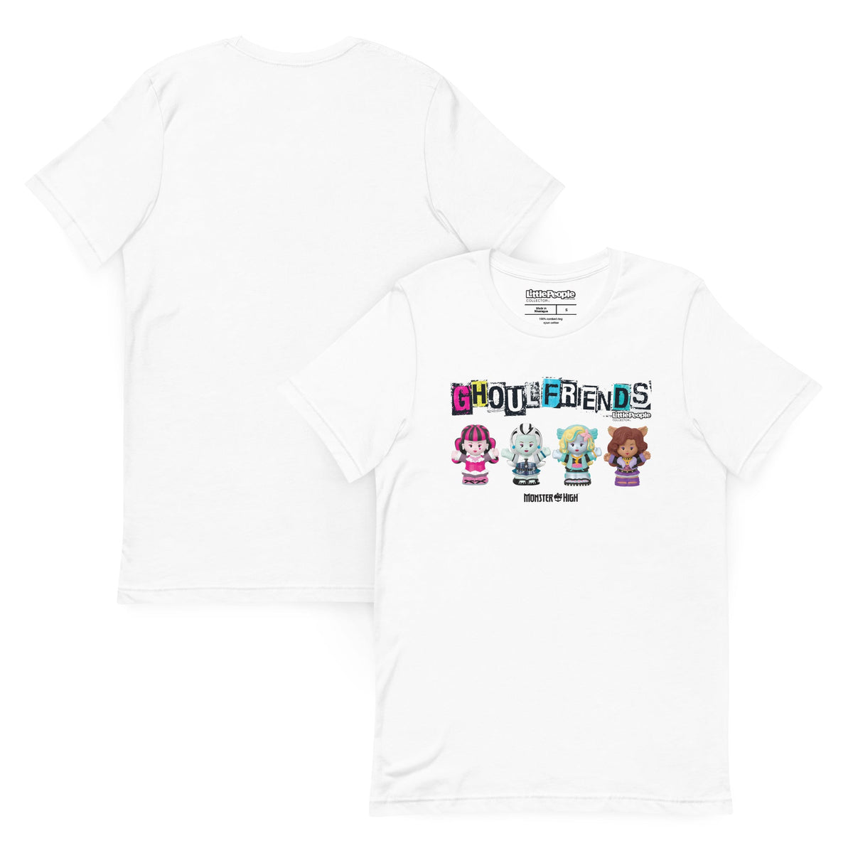 Little People Collector Monster High White T-Shirt