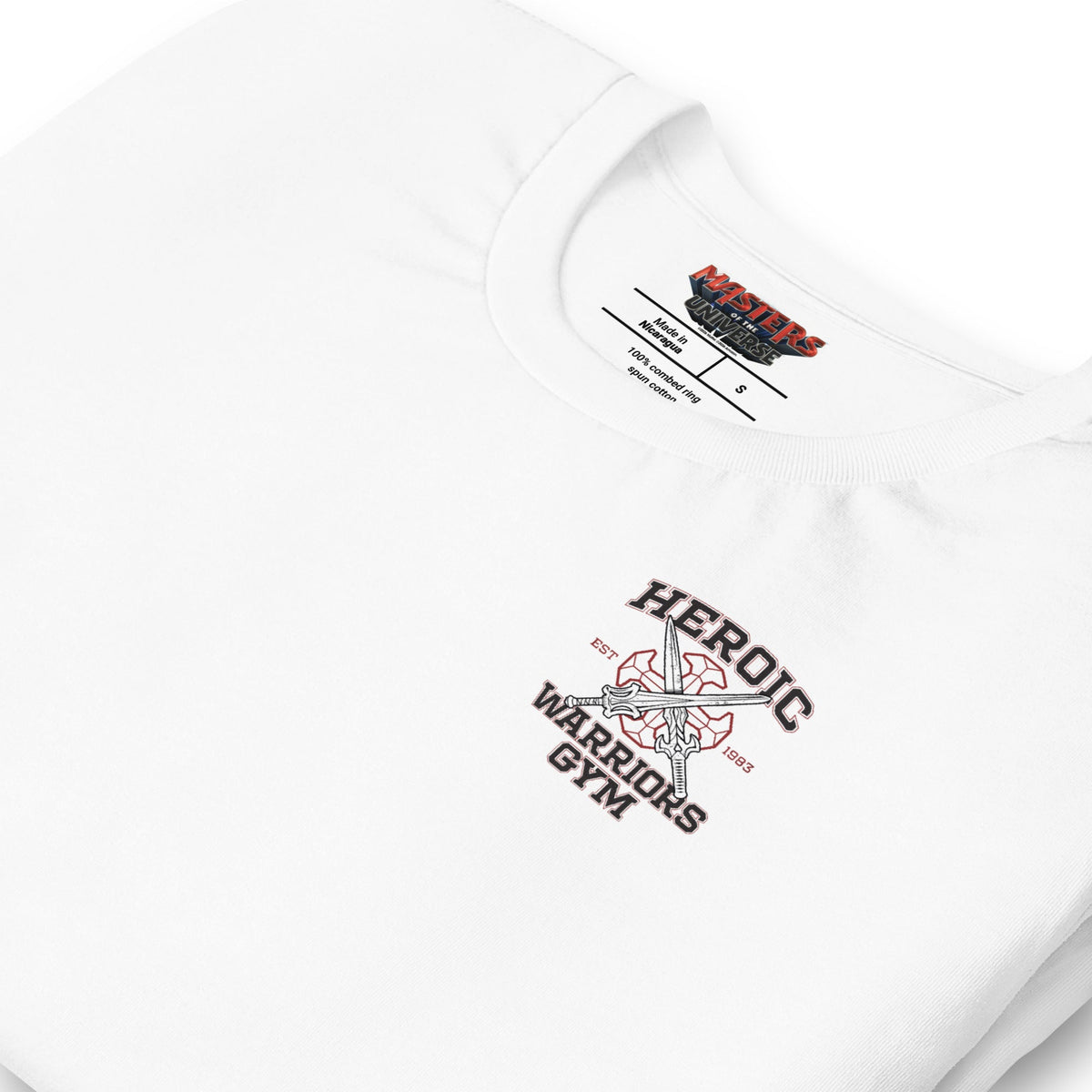 Masters of the Universe Movie Heroic Warriors Gym White T-shirt
