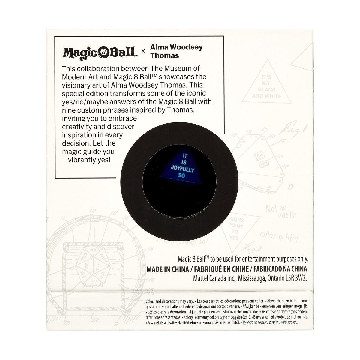Magic 8 Ball x MoMA Alma Woodsey Thomas