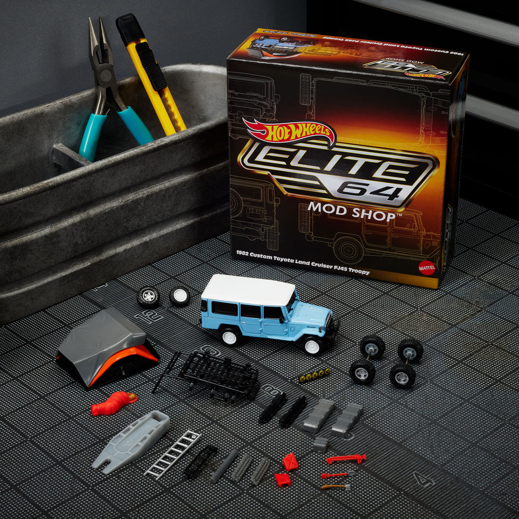 Hot Wheels Elite 64 Mod Shop 1982 Custom Toyota Land Cruiser FJ45 Troopy