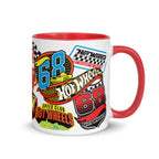Hot Wheels in Katakana White Mug