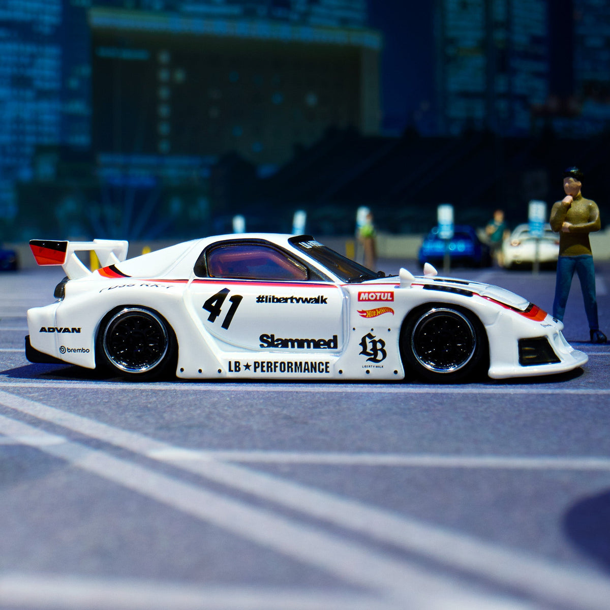 Hot Wheels Elite 64 Mazda RX-7 Liberty Walk